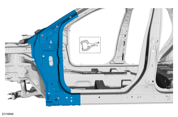 Ford Escape — Снятие и установка — Модуль прицепа (TRM) — Наружное ...