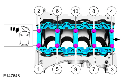 Ford Fusion. Engine. Assembly