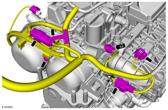 Ford Fusion. Engine. Assembly