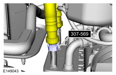 Ford Fusion. Engine. Removal