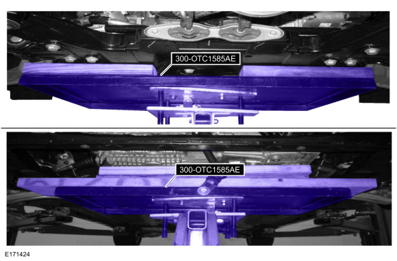 Ford Fusion. Engine. Removal