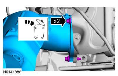 Ford Fusion. Engine. Removal