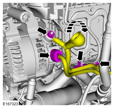 Ford Fusion. Engine. Removal