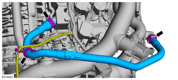 Ford Fusion. Engine. Removal