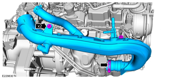 Ford Fusion. Engine. Removal