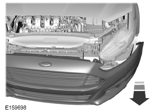 Ford Fusion. Removing a Headlamp