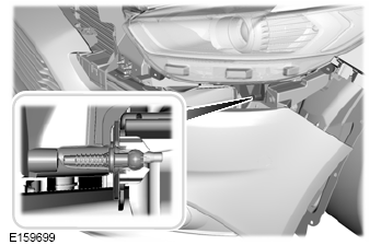 Ford Fusion. Removing a Headlamp