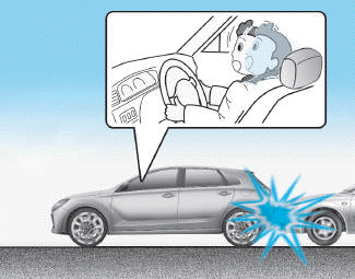 Hyundai i30. Air bag non-inflation conditions