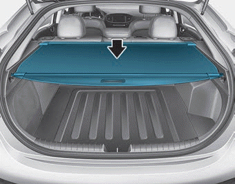 Hyundai Ioniq. Cargo Security Screen