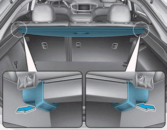 Hyundai Ioniq. Cargo Security Screen