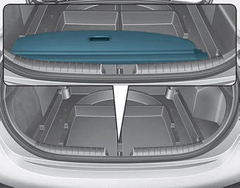 Hyundai Ioniq. Cargo Security Screen