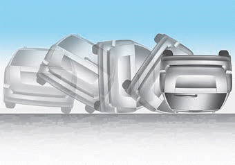 Hyundai Palisade. Air bag inflation conditions