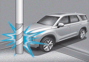 Hyundai Palisade. Air bag inflation conditions