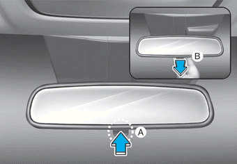 Hyundai Palisade. Day/night rearview mirror