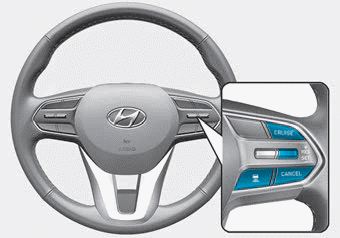 Hyundai Palisade. Smart Cruise Control Switch