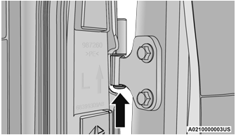 Jeep Wrangler. Rear Door Removal (Four-Door Models)