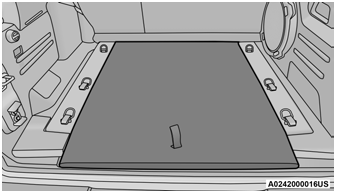 Jeep Wrangler. Rear Storage Compartment — If Equipped