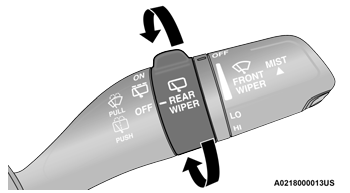 Jeep Wrangler. Rear Window Wiper/Washer — If Equipped