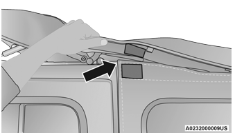 Jeep Wrangler. Remove The Right And Left Quarter Windows: