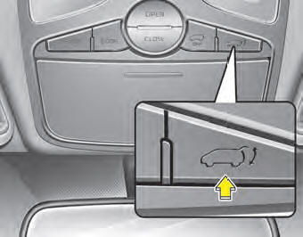 The power tailgate will open automatically by doing one of the following: