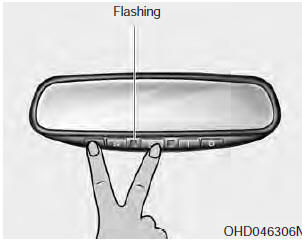1. When programming the buttons for the first time, press and hold the left and