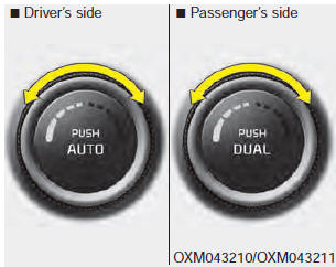 2. Turn the temperature control knob to the desired temperature.