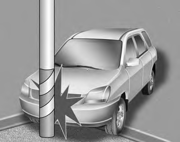 Air bags may not inflate if the vehicle collides with objects such as utility