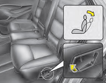 To recline the seatback: