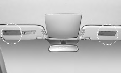 Air bag warning labels, some required by the U.S. National Highway Traffic Safety