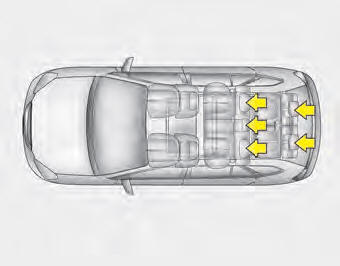 The rear seat(s) is equipped with headrests in all the seating positions for