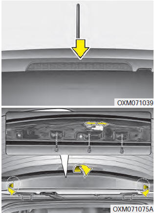 1.Open the tailgate.