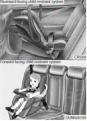 For small children and babies, the use of a child seat or infant seat is required.