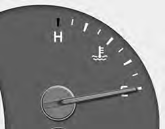 This gauge indicates the temperature of the engine coolant when the ignition
