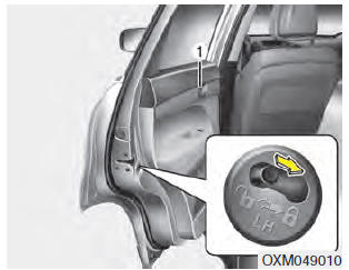 The child safety lock is provided to help prevent children from accidentally