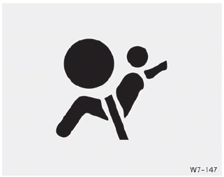 Kia Soul. Air bag warning and indicator