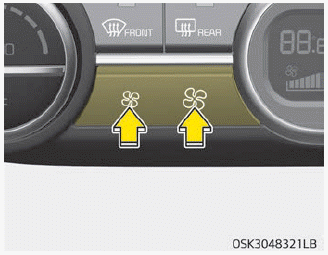 Kia Soul. Fan speed control, Air conditioning (A/C)