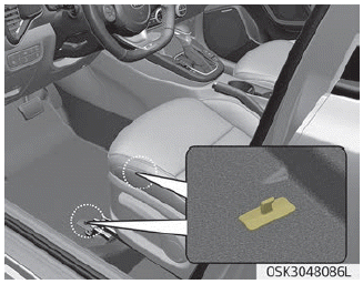 Kia Soul. Floor mat anchor(s)