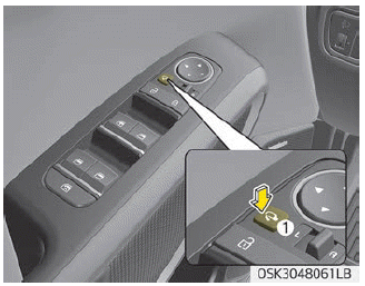 Kia Soul. Folding the outside rearview mirror