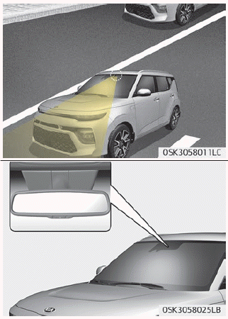 Kia Soul. Lane Keeping Assist (LKA) system