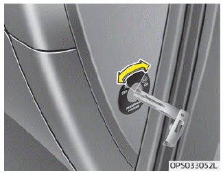 Kia Soul. Passenger’s front air bag ON/OFF switch