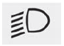 Kia Soul. Turn signal indicator light, Low beam indicator light